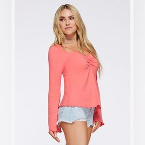 NEW JESSICA SIMPSON - Sweetheart Neck Top With Strappy Details